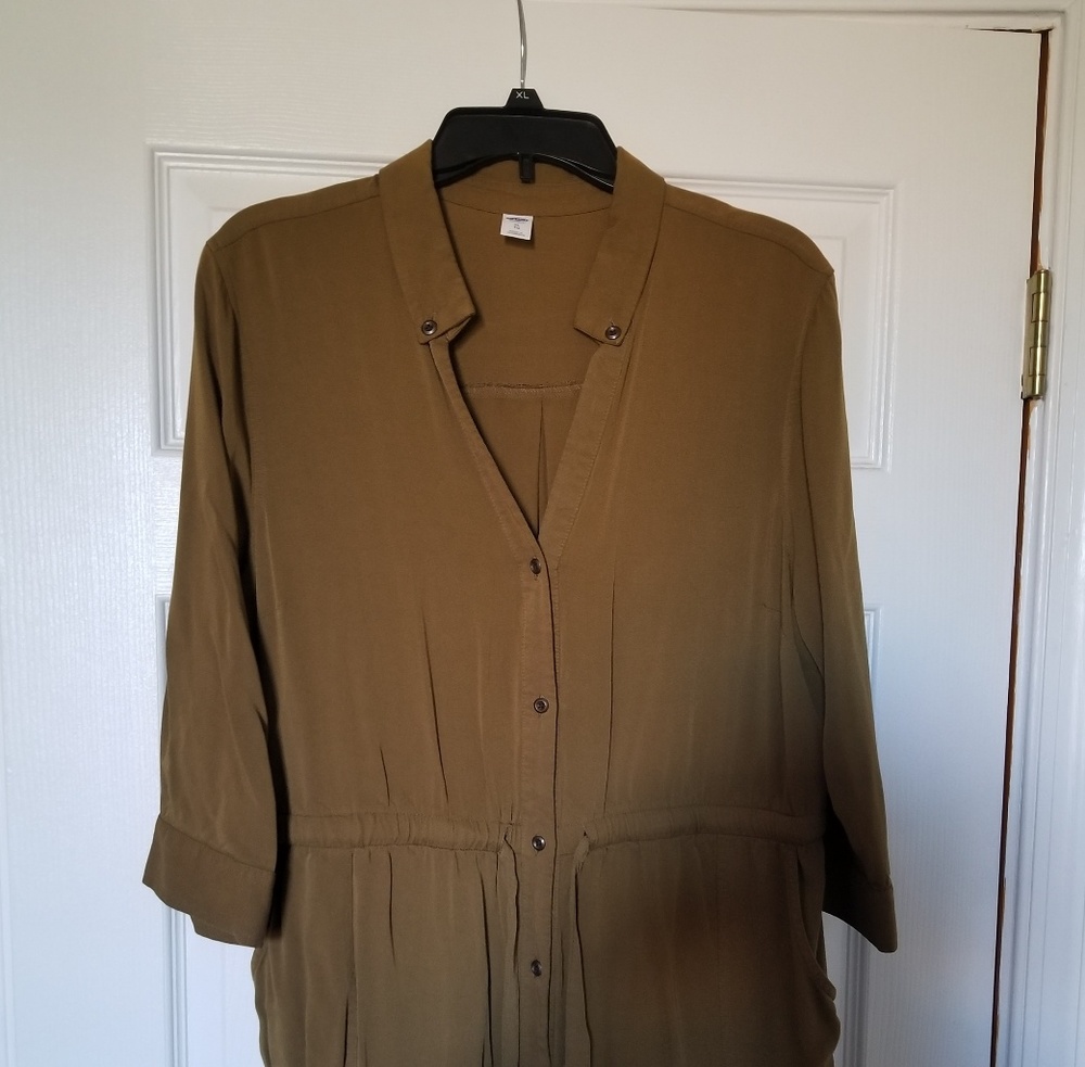 Old Navy Midi Shirt Dress